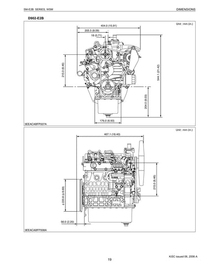 Kubota SM-E2B Diesel Engine Motorcycle Service Manual | 2004-2008 - sample page 3