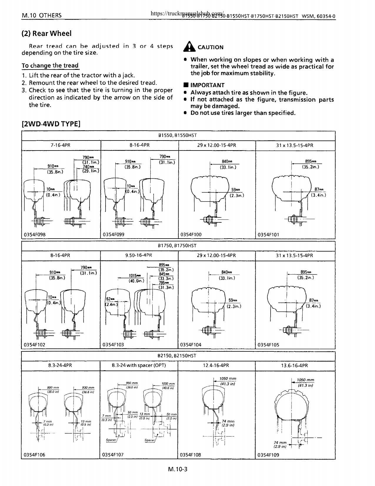 Kubota B1550 B1750 B2150 HST Tractor Service Manual | 1985-1989 - sample page 5