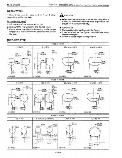 Kubota B1550 B1750 B2150 HST Tractor Service Manual | 1985-1989 - sample page 5