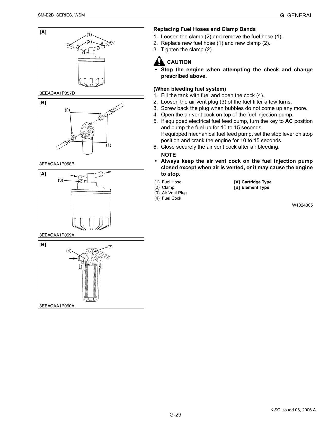 Kubota SM-E2B Diesel Engine Motorcycle Service Manual | 2004-2008 - sample page 5
