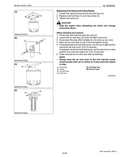 Kubota SM-E2B Diesel Engine Motorcycle Service Manual | 2004-2008 - sample page 5