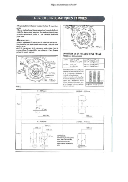 Kubota 7001B Tractor Service Manual | 1980-1984 - sample page 4