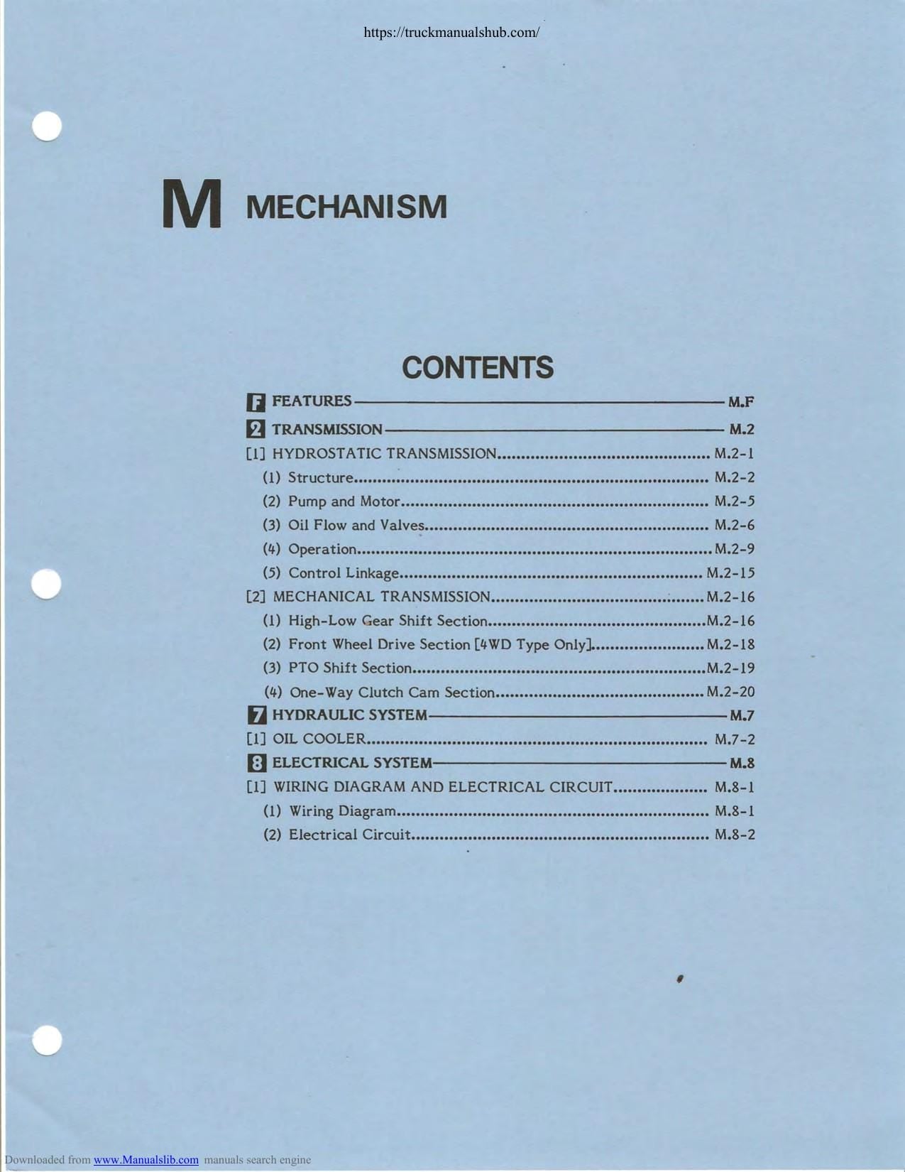 Kubota B6200HST B7200HST Tractor Service Manual | 1984-1988 - sample page 5