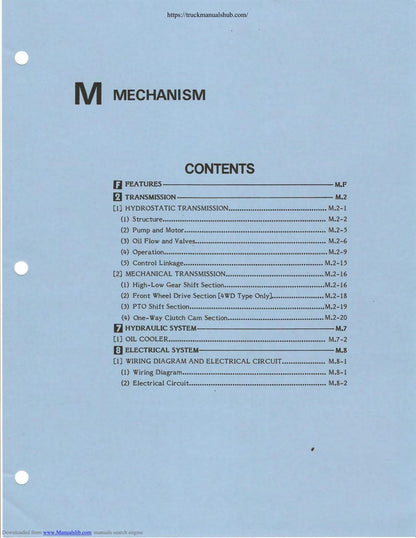 Kubota B6200HST B7200HST Tractor Service Manual | 1984-1988 - sample page 5
