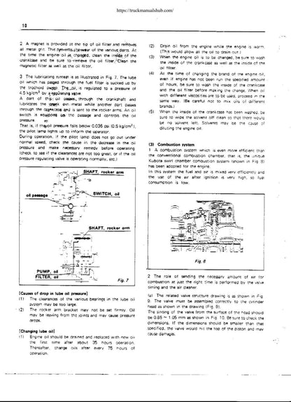 Kubota B6000 Tractor Service Manual | 1972-1976 - sample page 8