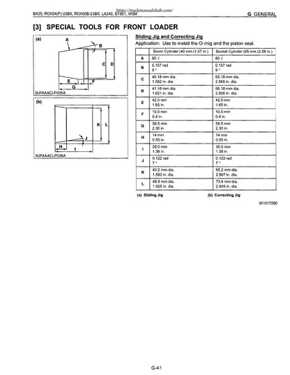 Kubota BX25 LA240 BT601 Service Manual | 2007-2011 - sample page 4