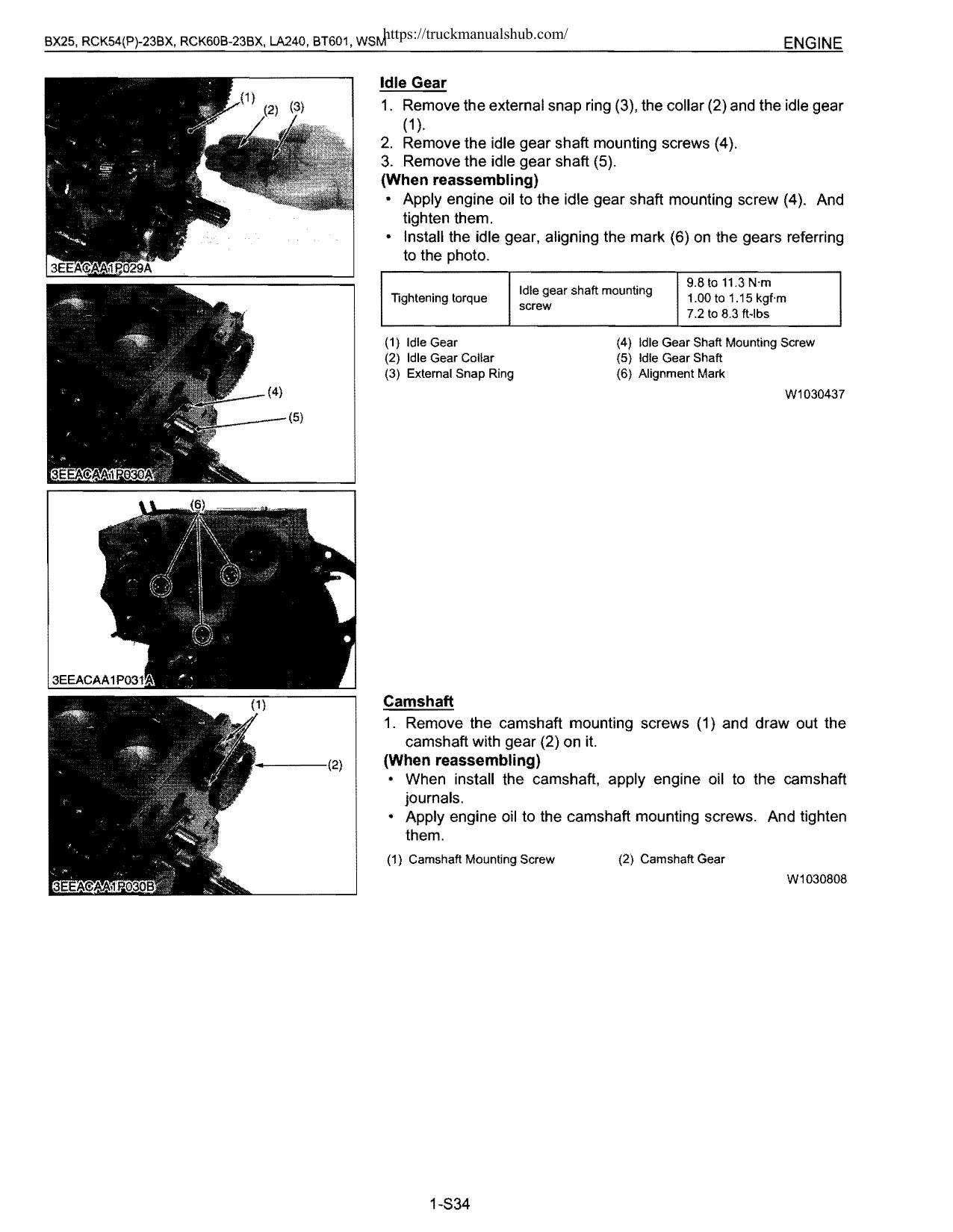 Kubota BX25 LA240 BT601 Service Manual | 2007-2011 - sample page 5