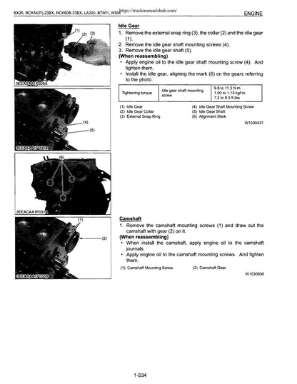 Kubota BX25 LA240 BT601 Service Manual | 2007-2011 - sample page 5