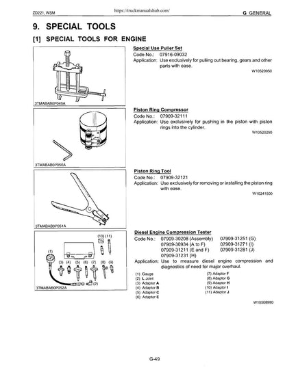 Kubota ZD221 Tractor Service Manual | 2005-2009 - sample page 5