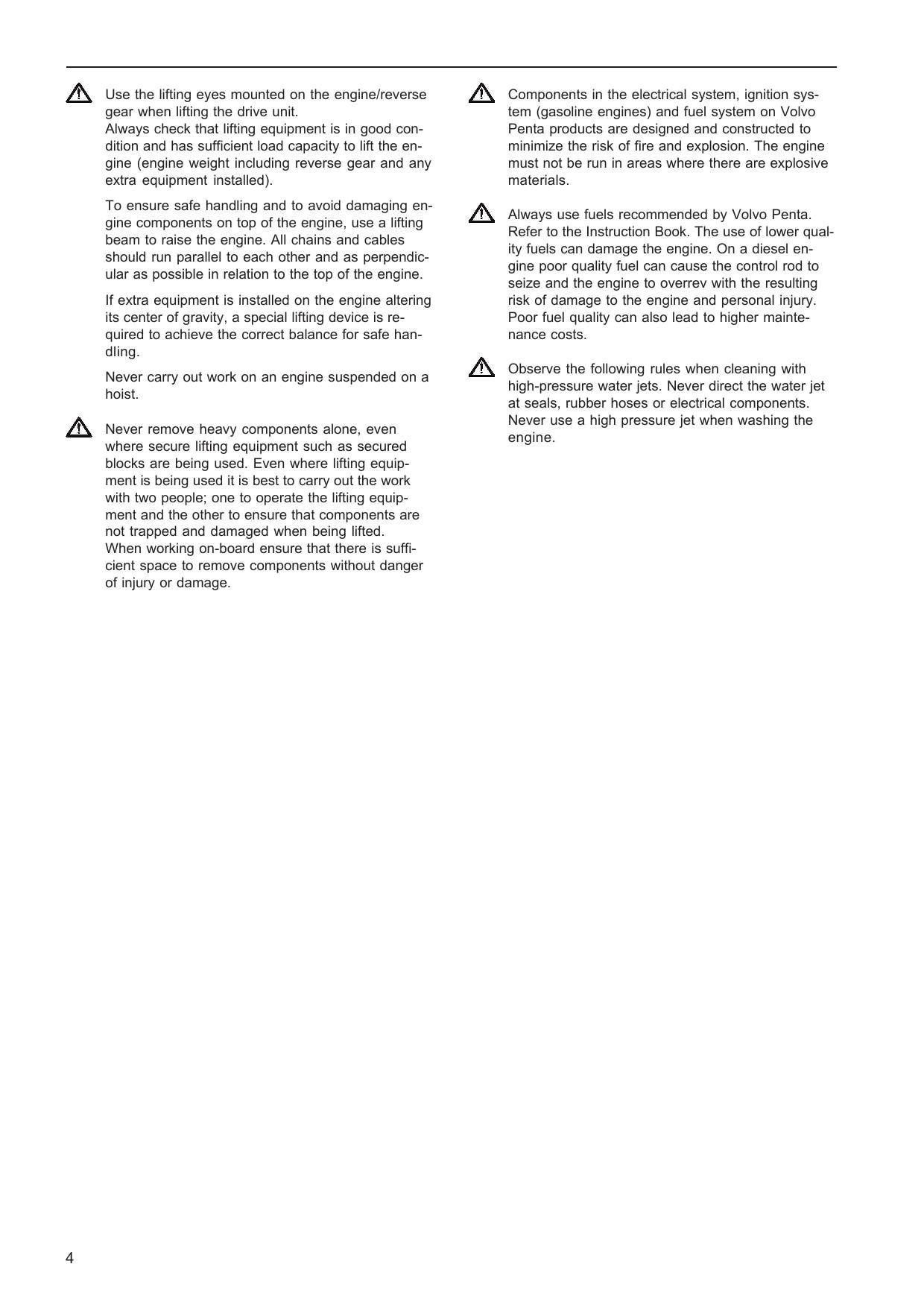 Volvo Penta AQ205 430 431 432 434 Motorcycle Service Manual | 1985-1989 - sample page 8