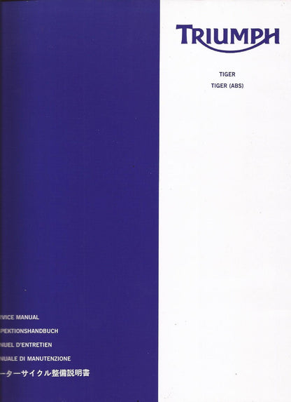 Triumph Tiger 1050 Motorcycle Service Manual | 2006-2010 - sample page 2