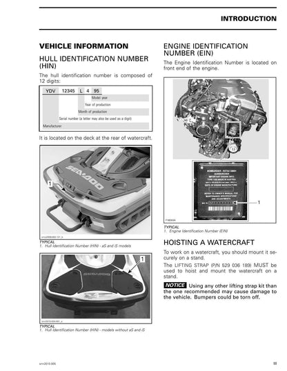 Sea-Doo 4-Tec GTI GTX RXT rxp wake PWC Service Manual | 2015-2019 - sample page 2