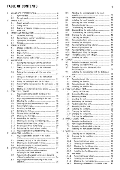 KTM 990 Supermoto R Motorcycle Service Manual | 2011-2015 - sample page 7