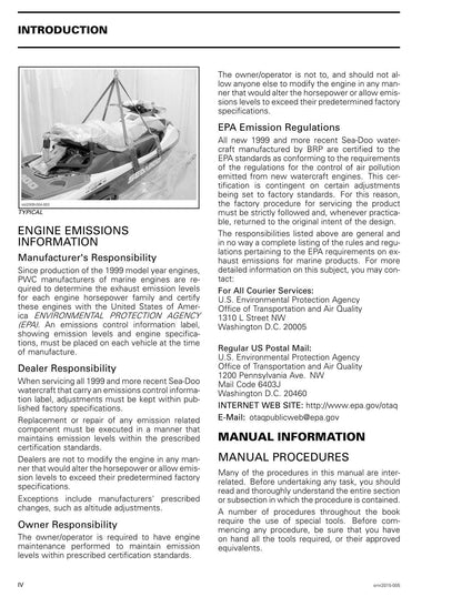 Sea-Doo 4-Tec GTI GTX RXT rxp wake PWC Service Manual | 2015-2019 - sample page 3