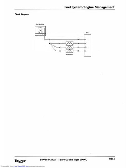 Triumph Tiger 800 800XC Motorcycle Service Manual | 2011-2015 - sample page 7