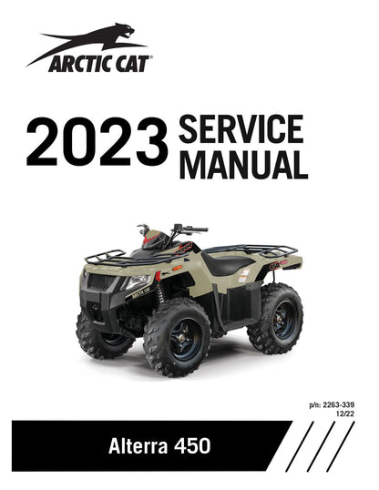 Arctic Cat Alterra 450 ATV Service Manual | 2023-2026 - sample page 2
