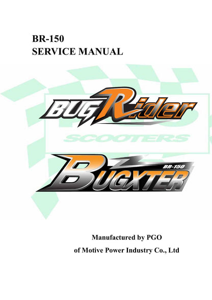 PGO BR-150 Bug Rider Bugxter ATV Service Manual | 2000-2004 - sample page 2