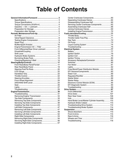 Arctic Cat Alterra 450 ATV Service Manual | 2023-2026 - sample page 3
