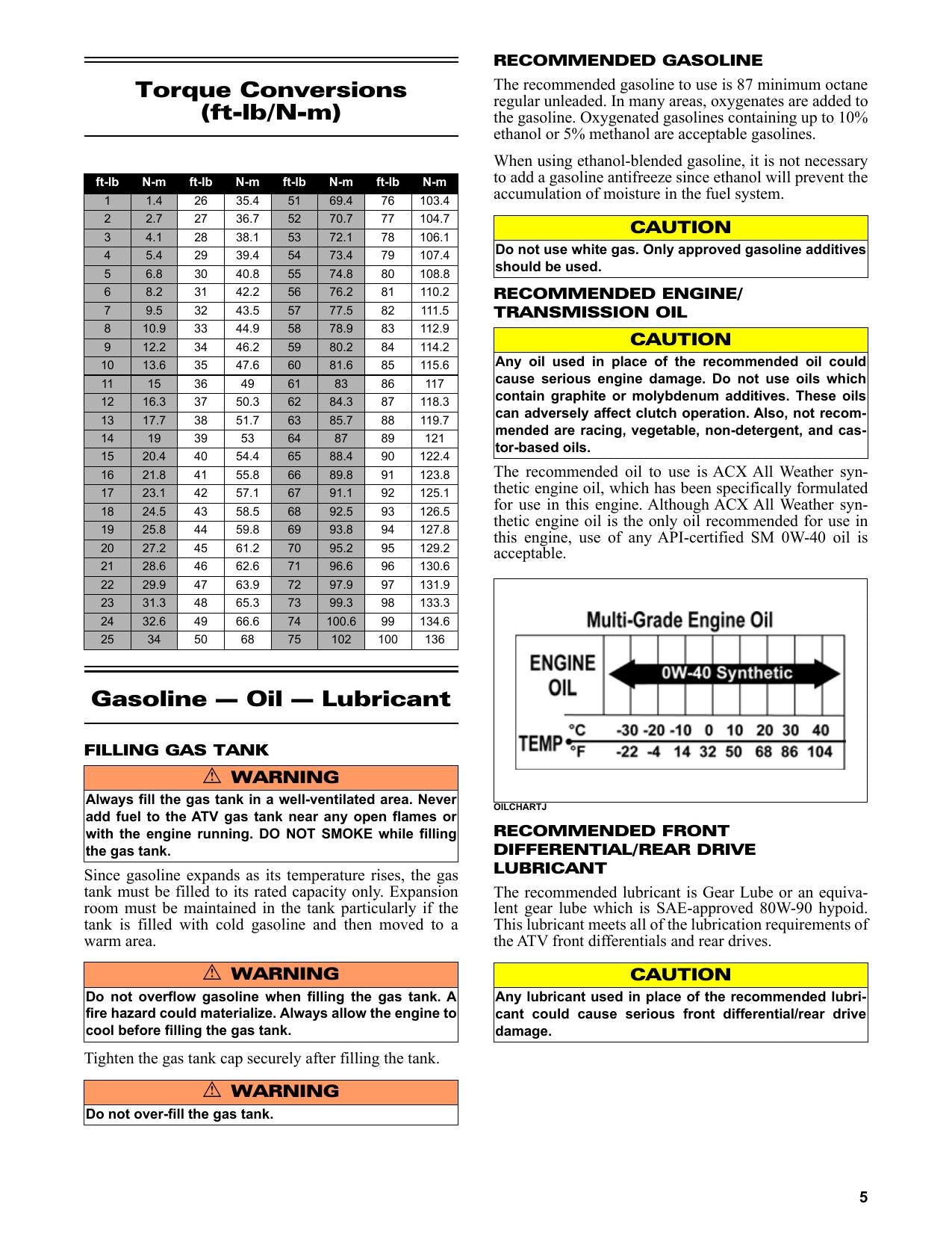Arctic Cat Alterra 450 ATV Service Manual | 2023-2026 - sample page 6