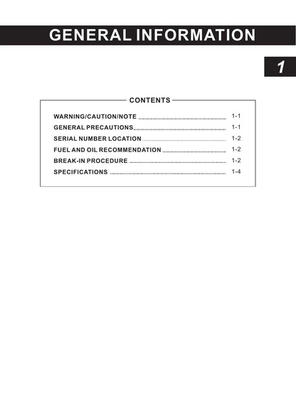 Haojue DR160 DR160S Motorcycle Service Manual | 2019-2023 - sample page 9