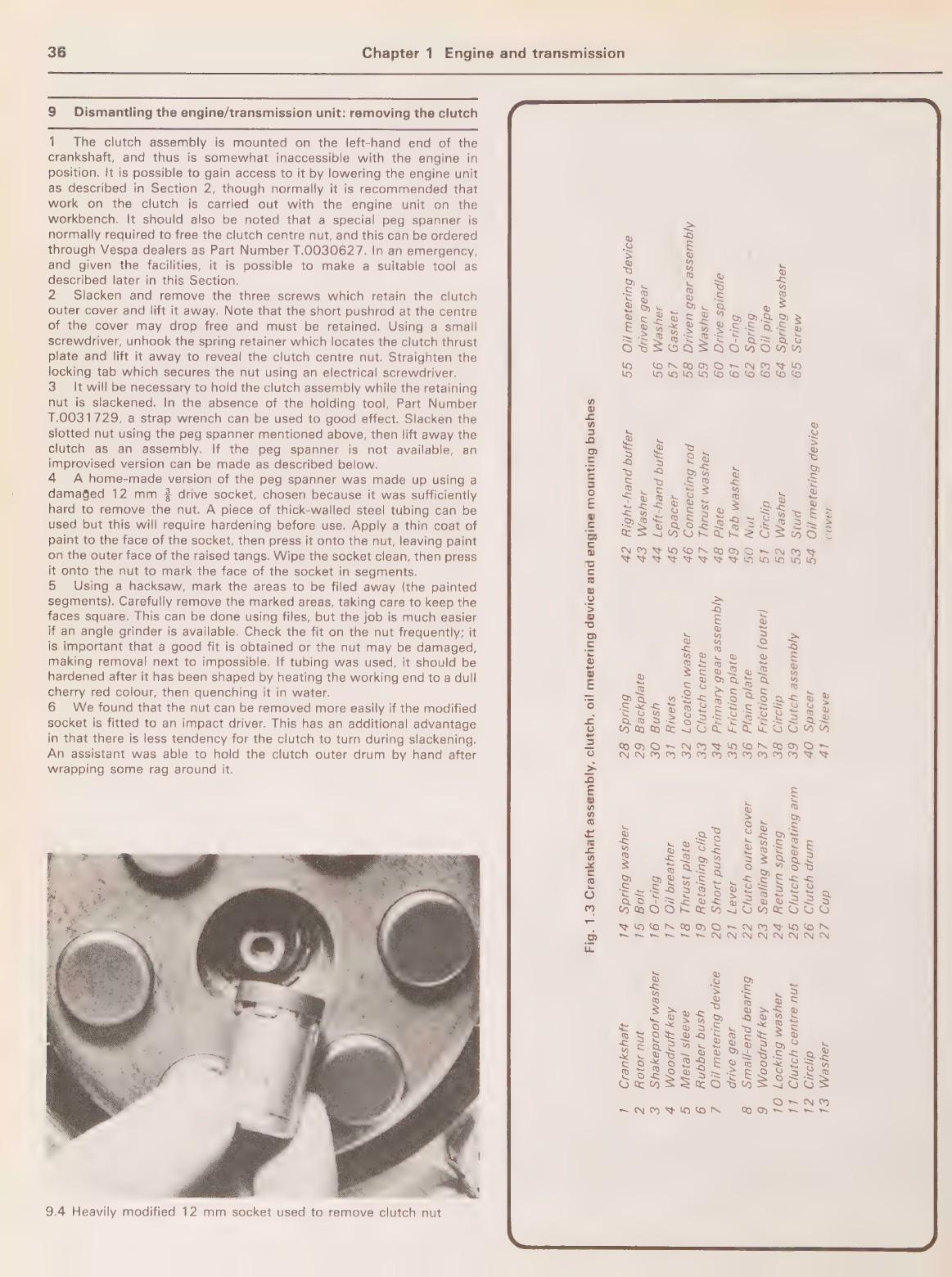 Vespa P PX125 150 200 Scooter Service Manual | 1978-2003 - sample page 9