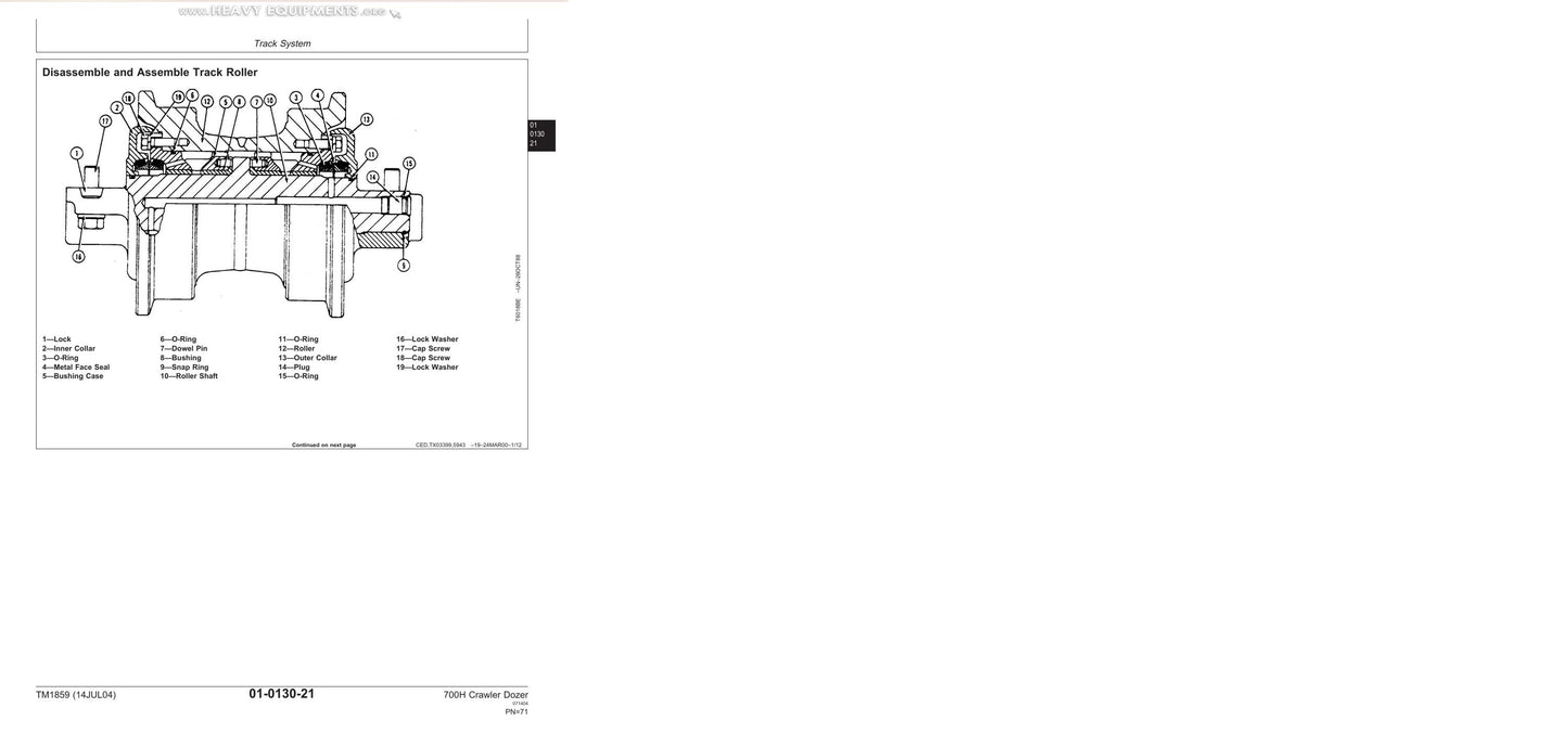 John Deere 700H Crawler Dozer Service Manual | 2004-2008 - sample page 9
