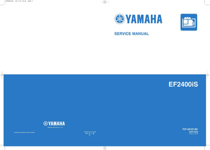 Yamaha EF2400iS Generator Service Manual | 2005-2009 - sample page 2