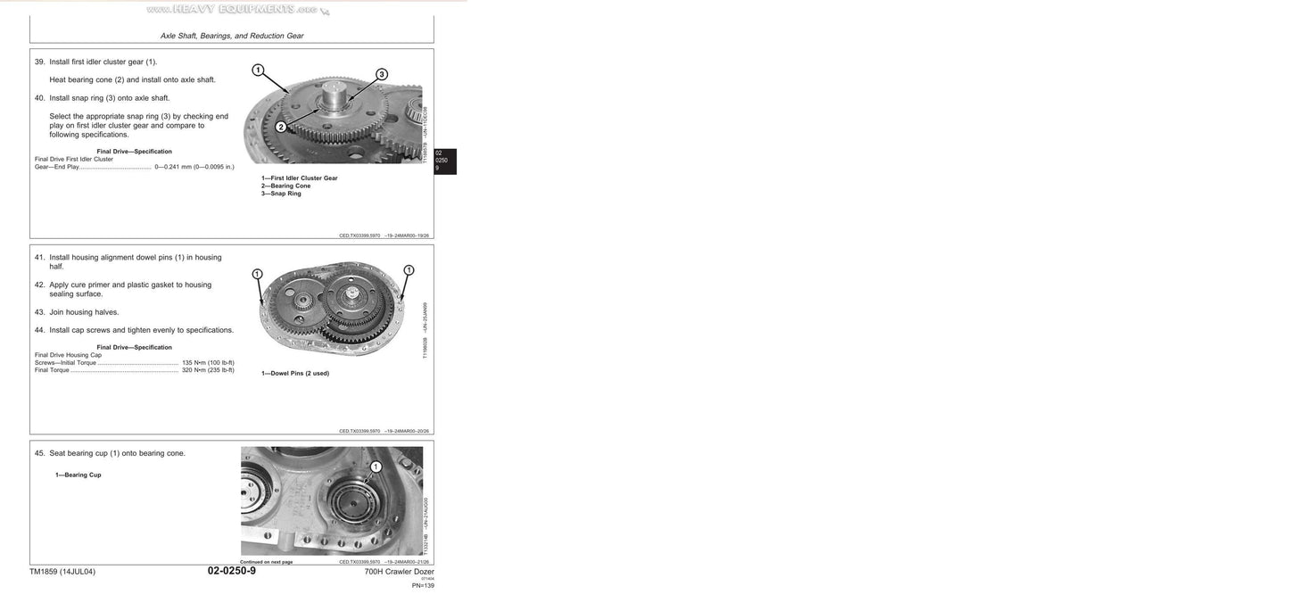 John Deere 700H Crawler Dozer Service Manual | 2004-2008 - sample page 4