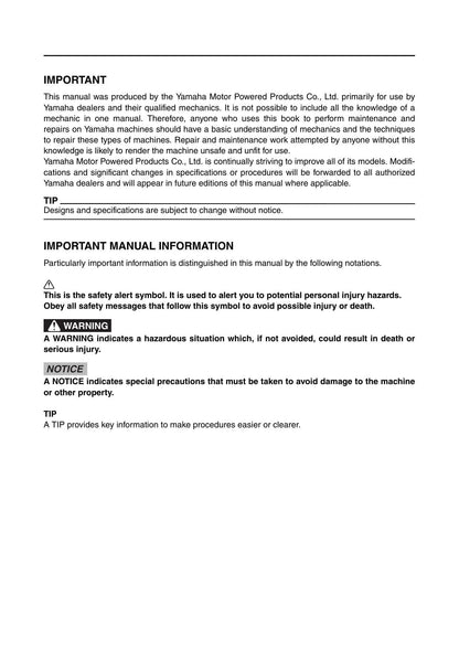 Yamaha MZ360 MX360 MZ400 Engine Motorcycle Service Manual | 2019-2023 - sample page 3