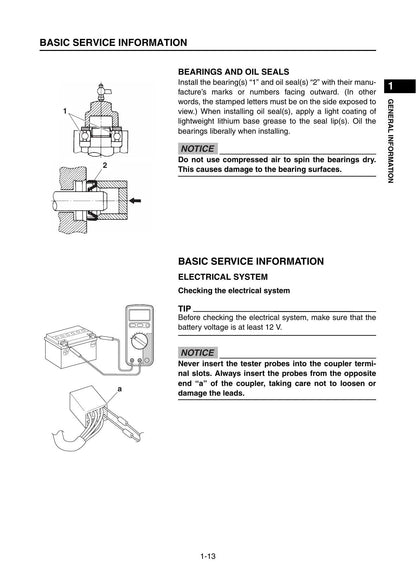 Yamaha MZ360 MX360 MZ400 Engine Motorcycle Service Manual | 2019-2023 - sample page 6