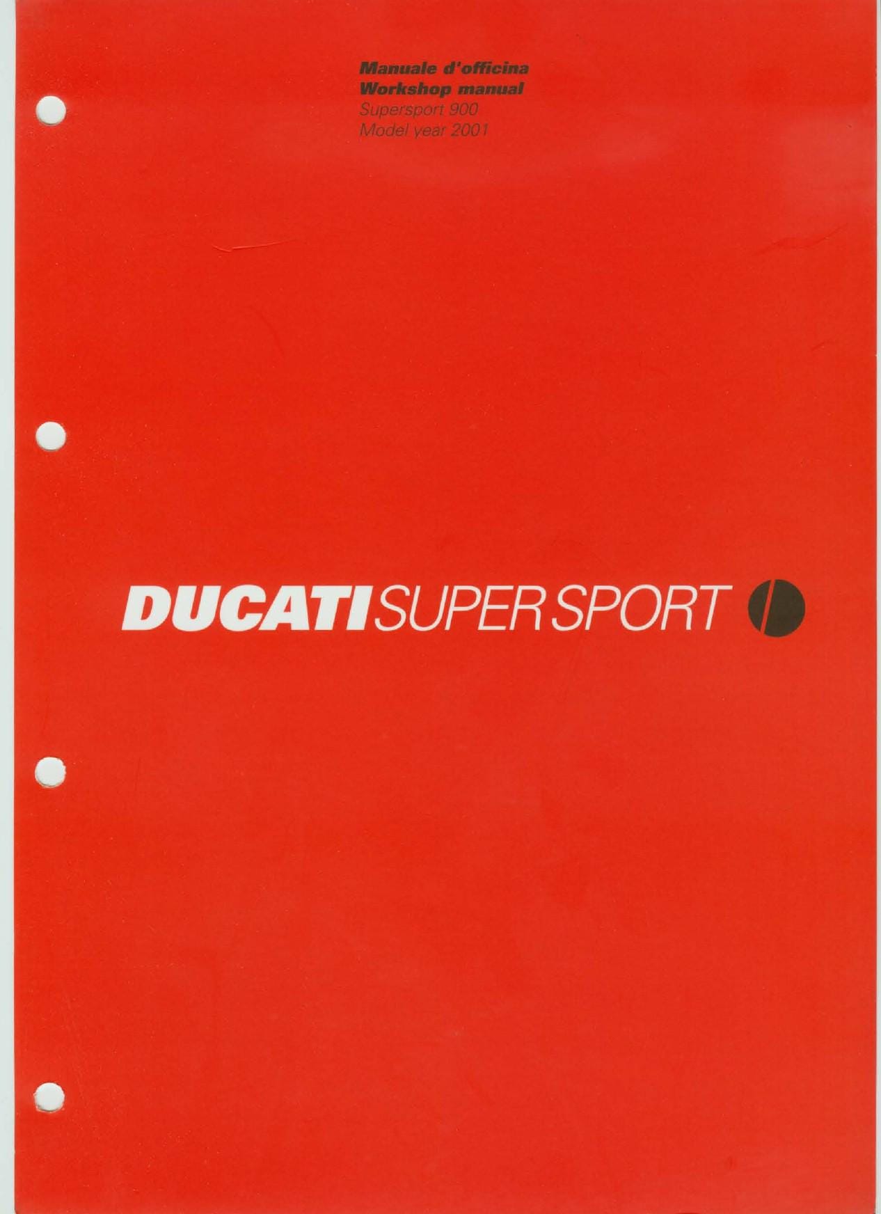Ducati Supersport 900 Motorcycle Service Manual | 2001-2005 - sample page 2
