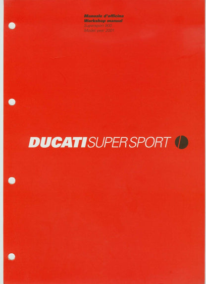 Ducati Supersport 900 Motorcycle Service Manual | 2001-2005 - sample page 2