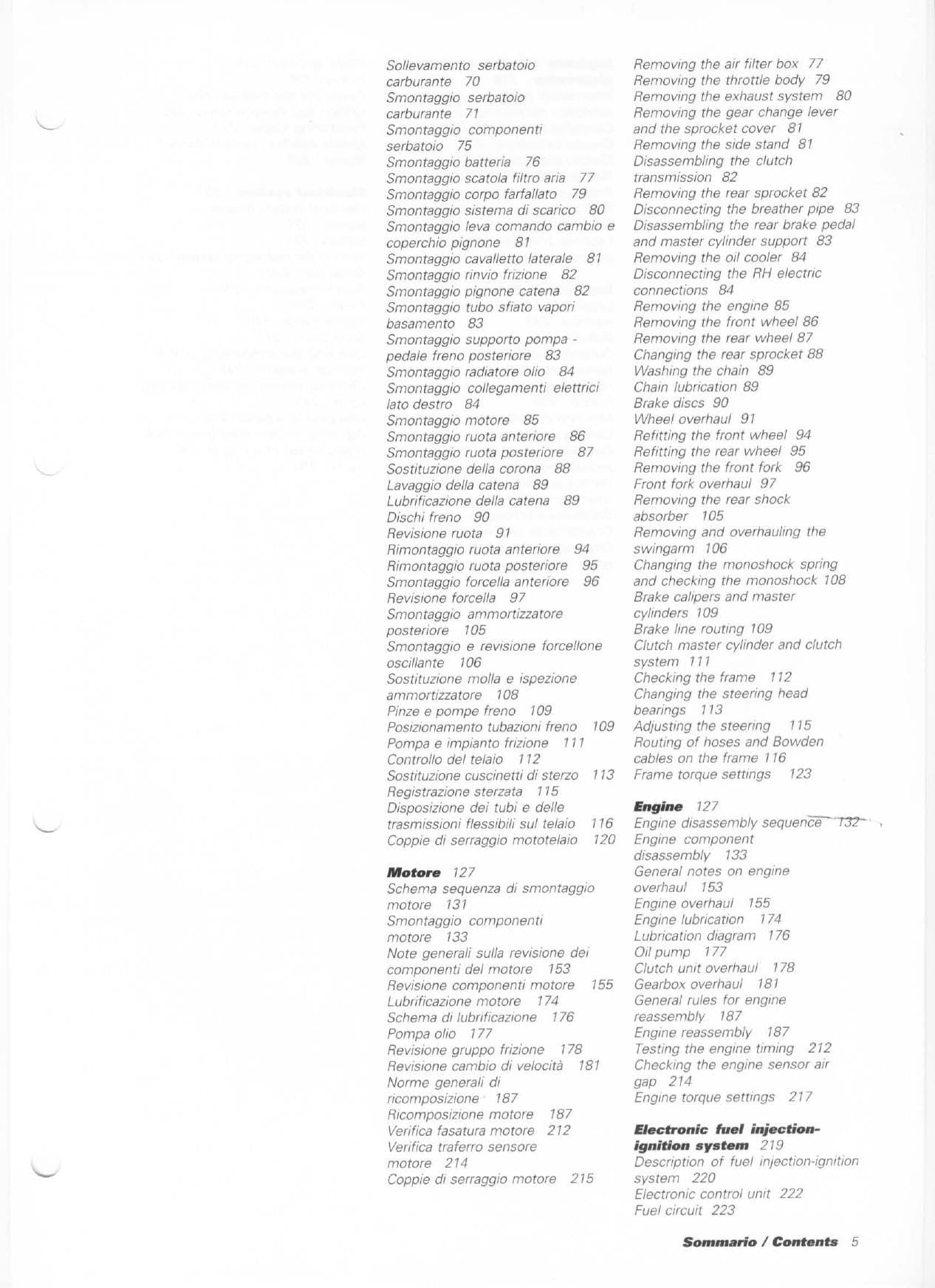 Ducati Supersport 900 Motorcycle Service Manual | 2001-2005 - sample page 6