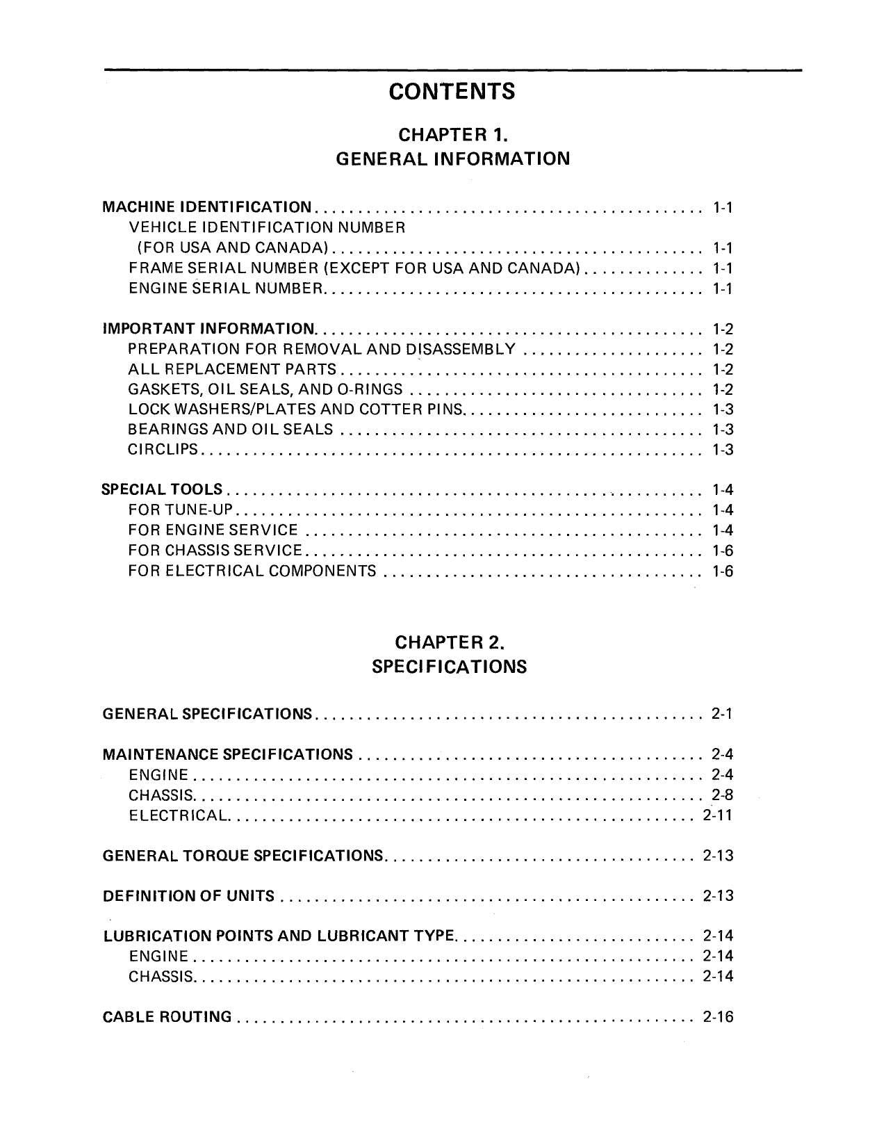 Yamaha Blaster YFS200 ATV Service Manual | 1987-1991 - sample page 7