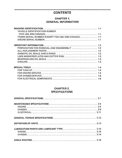 Yamaha Blaster YFS200 ATV Service Manual | 1987-1991 - sample page 7