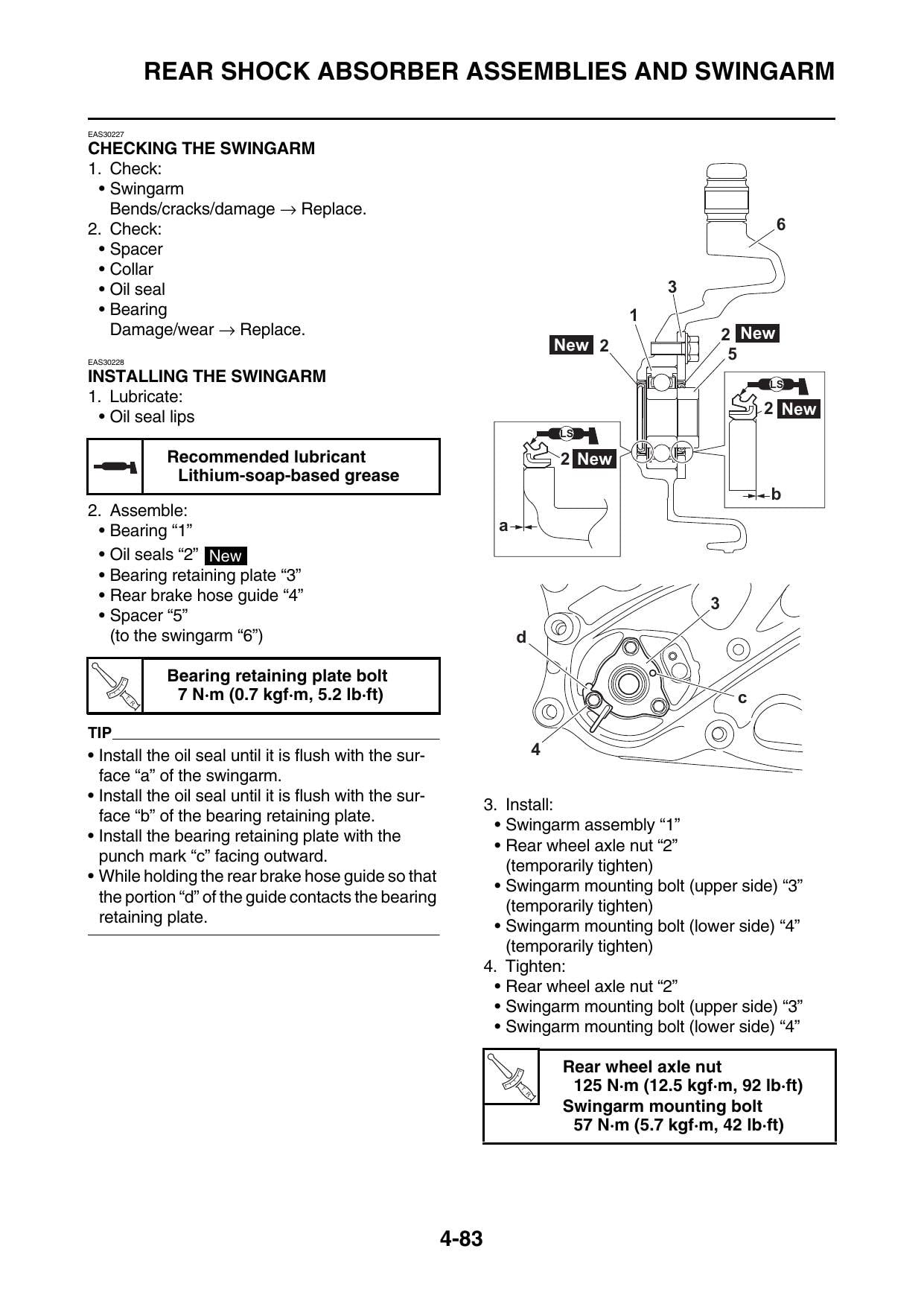 Yamaha NMAX 125 Scooter Service Manual | 2021-2025 - sample page 4
