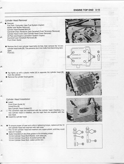 Kawasaki Super Sherpa KL250 Motorcycle Service Manual | 2001-2009 - sample page 9
