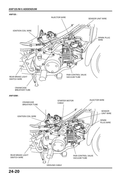 Honda ANF125 Innova Motorcycle Service Manual | 2005-2009 - sample page 4