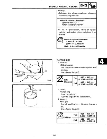 Yamaha Blaster YFS200 ATV Service Manual | 1987-1991 - sample page 5
