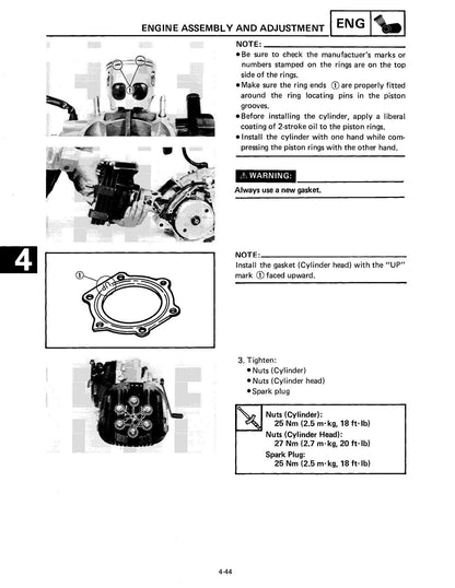 Yamaha Blaster YFS200 ATV Service Manual | 1987-1991 - sample page 6