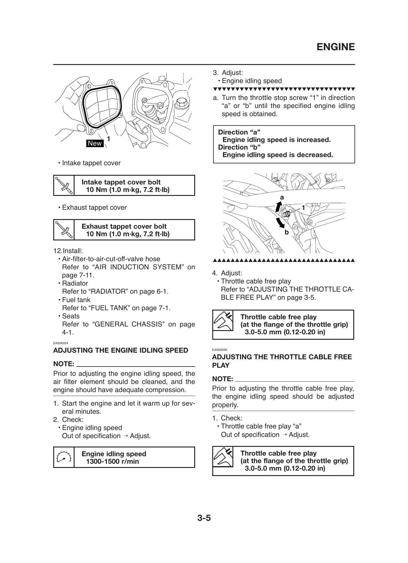 Yamaha MT-03 Motorcycle Service Manual | 2006-2010 - sample page 6
