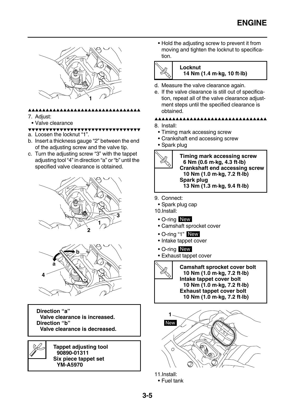 Yamaha Raptor 700R YFM70RY ATV Service Manual | 2009-2013 - sample page 3
