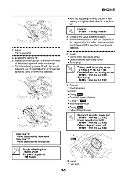 Yamaha Raptor 700R YFM70RY ATV Service Manual | 2009-2013 - sample page 3