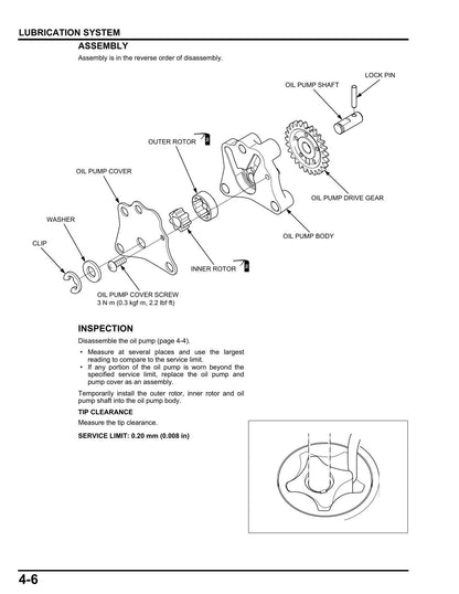 Honda CGX125 Motorcycle Service Manual | 2011-2015 - sample page 4