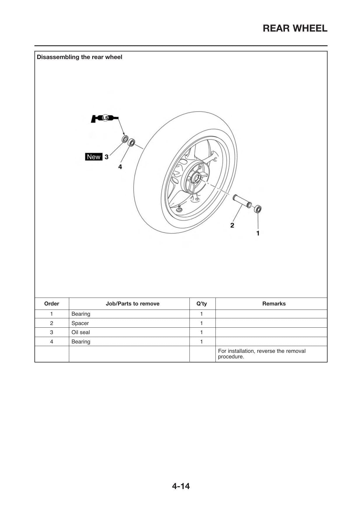 Yamaha MT-03 Motorcycle Service Manual | 2006-2010 - sample page 4