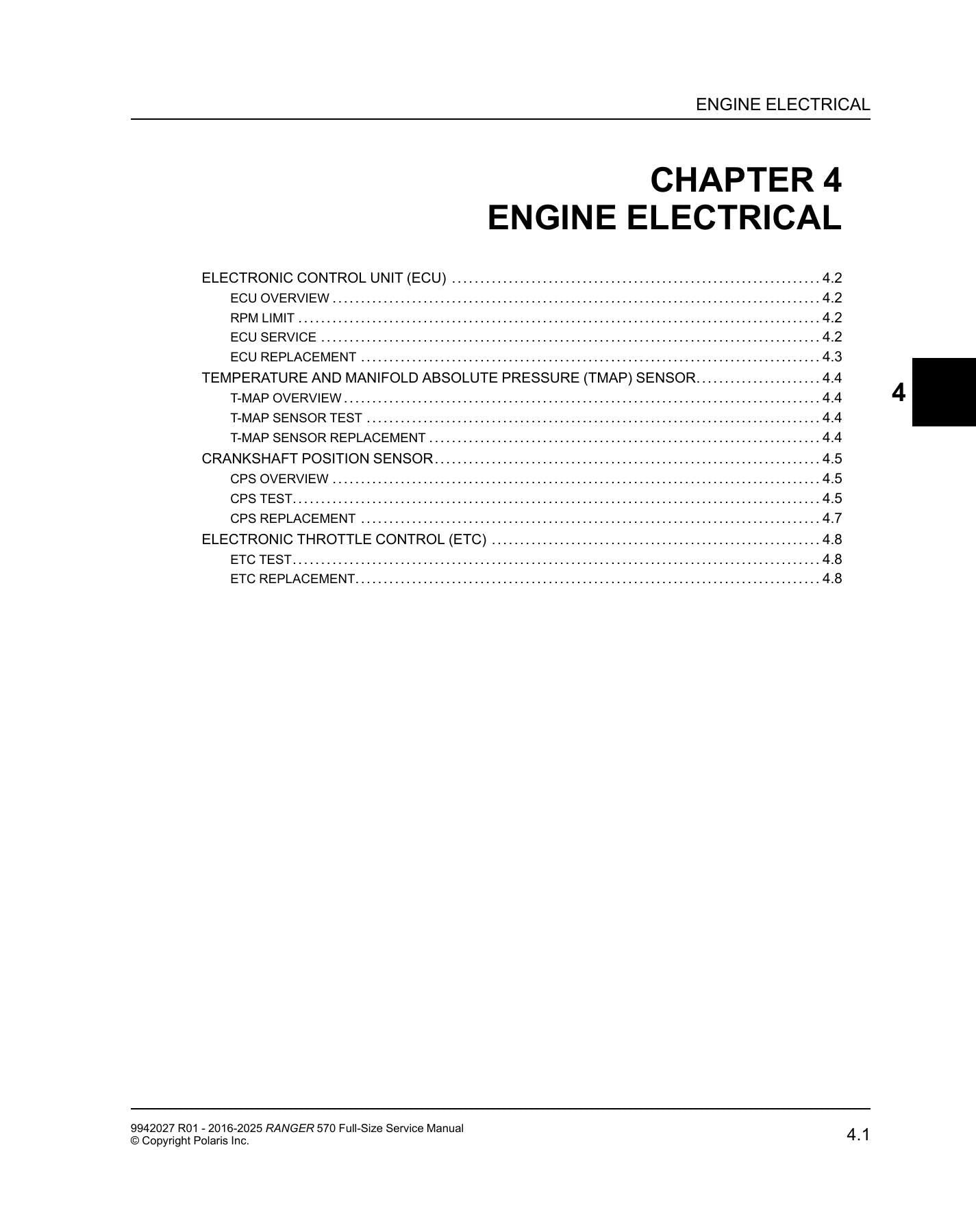 Polaris Ranger 570 UTV Service Manual | 2016-2025 - sample page 7