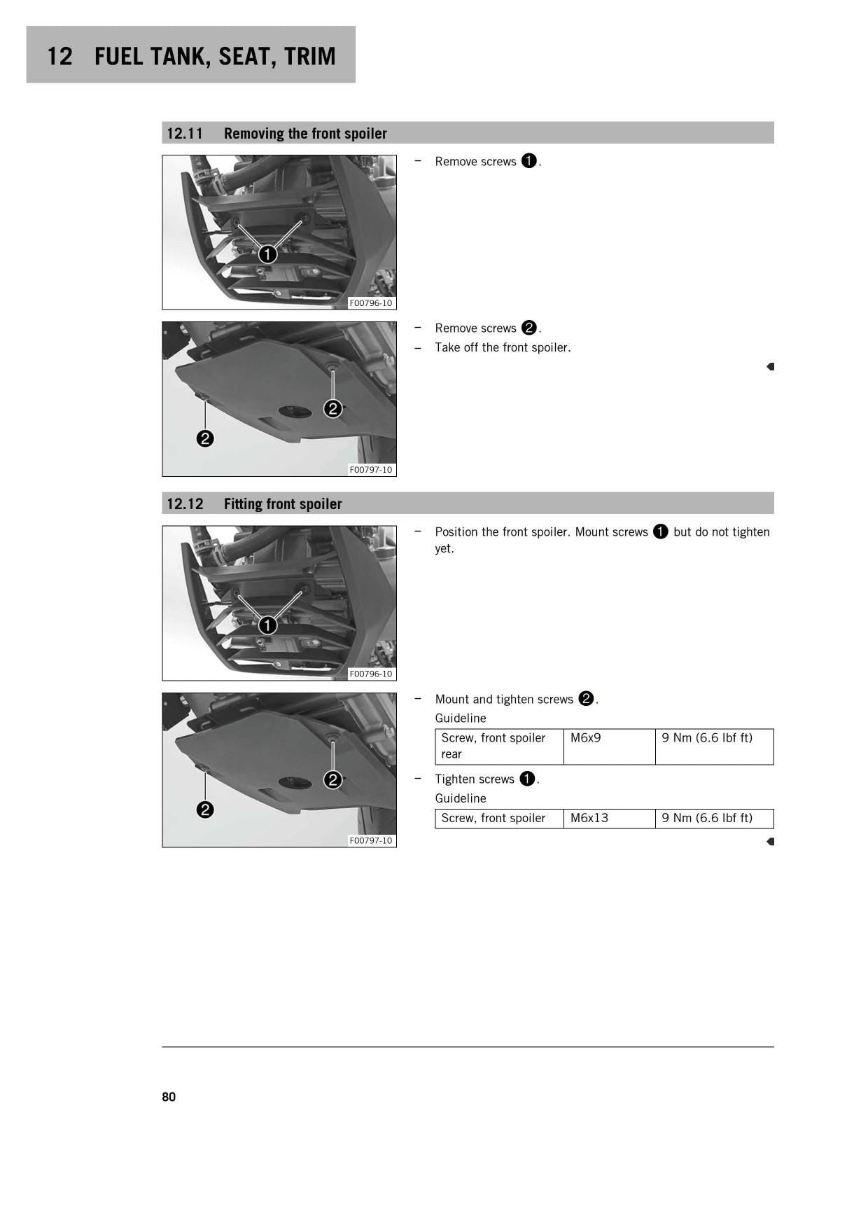KTM 390 Duke Motorcycle Service Manual | 2017-2021 - sample page 4