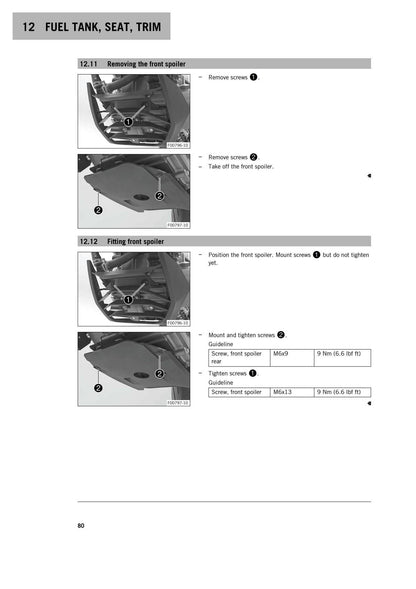 KTM 390 Duke Motorcycle Service Manual | 2017-2021 - sample page 4