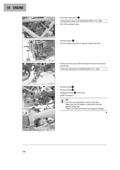 KTM 390 Duke Motorcycle Service Manual | 2017-2021 - sample page 6