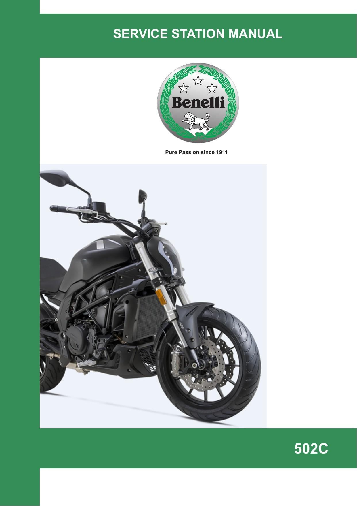 Benelli 502C Motorcycle Service Manual | 2020-2024 - sample page 2